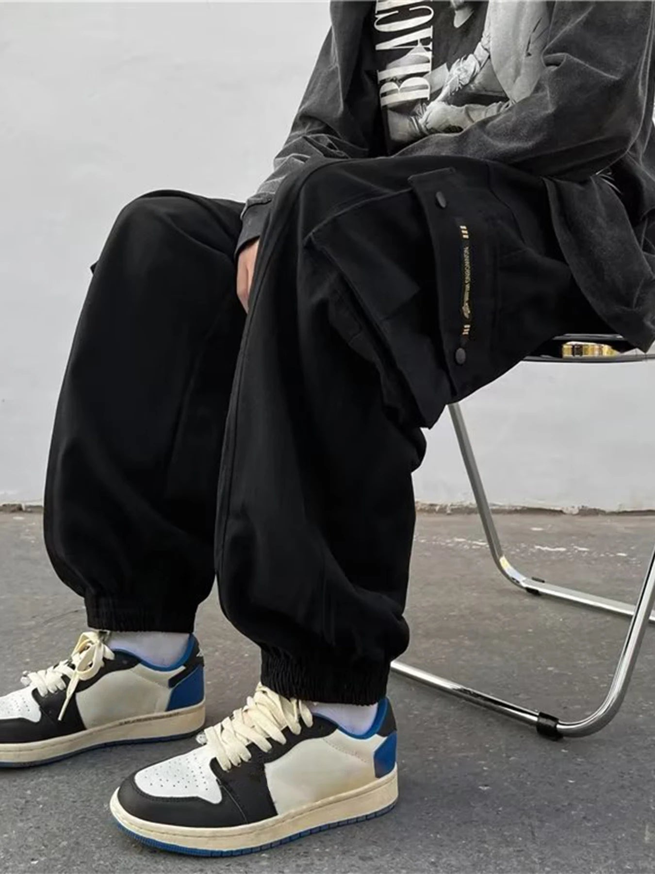 Cargo pants men's underpants underpants pant pants pants large ankle bottom pants work easy pants work fit pantsSummer andWinter