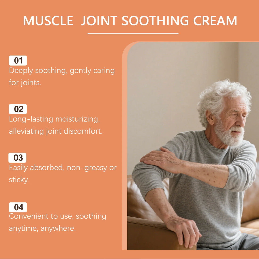Joint Balm Relieving Muscle Nerve Shoulder Knee Leg Pain Discomfort Soothing Moisturizing Lotion Fragrance Body Massage Cream