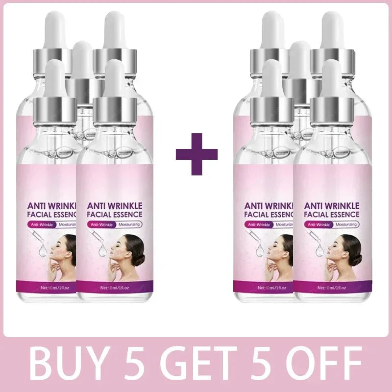 Collagen Pepide& Arginine Anti Wrinkle Facial Serum Moisturizing & Repairing Skin Fine Lines Eyes Crow's Feet Neck Wrinkles Halalzen