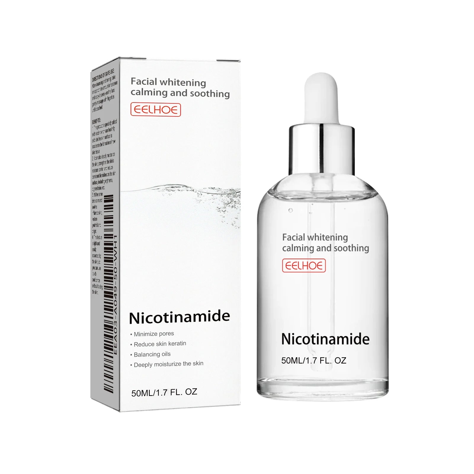 Niacinamide Face Serum Brightening Lighten Dark Spots Acne Marks Fade Blemishes Pigmentation Moisturizing Facial Essence