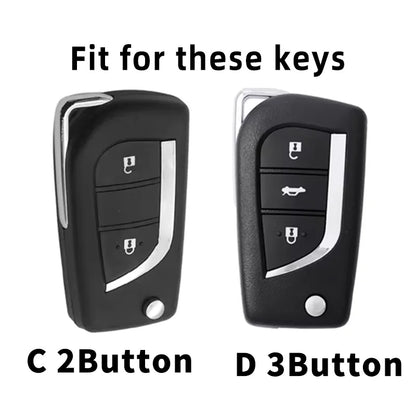 Car Remote Key Cover Case For Toyota Camry RAV4 Forturner Hilux Auris Corolla Avensis Verso Yaris Aygo Scion TC IM Shell Fob