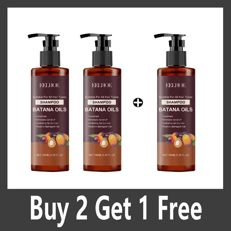 Batana Hair Shampoo Prevent Dryness Smoothing Reduce Spilt Ends Oil Control Nourishing Repair Cracked Hair Shampoo Halalzen