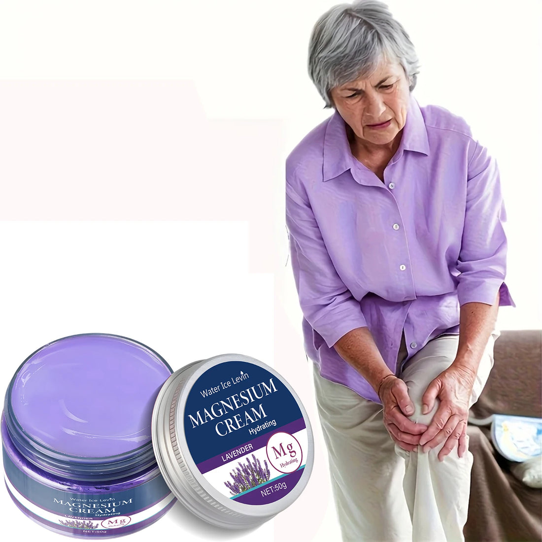 Lavender Magnesium Body Cream | Post-Bath Replenishment | Soothing Hydration & Skin Comfort