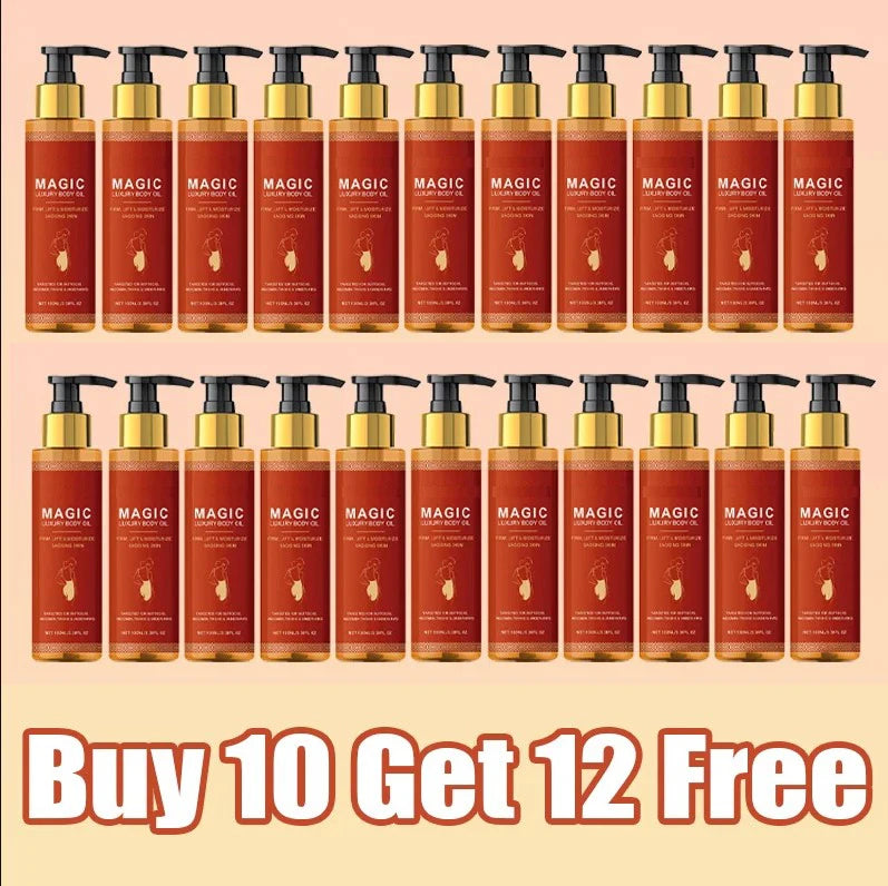 100ml Magic Luxury Body Oil Deeply Moisturizing Dry Skin Tightening Elastic Chest Thighs Rejuvenating Repairing Nourishing Oil