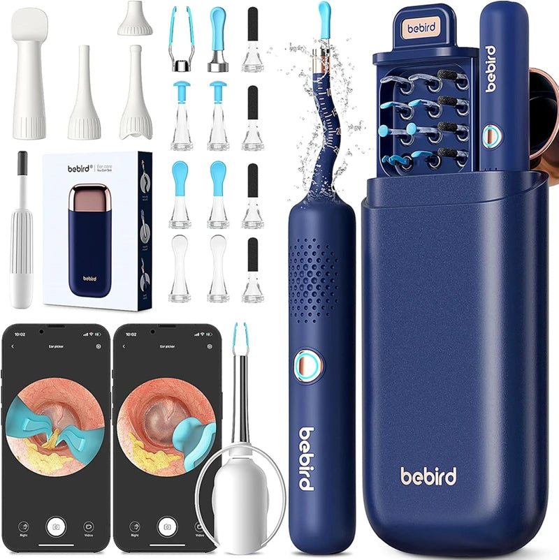 New Bebird EarSight Plus I35R Visual Ear Cleaner Bendable HD Clipable All-in-1 Earpick Earwax Removal Earpicks Ear Cleaning Tool Halalzen