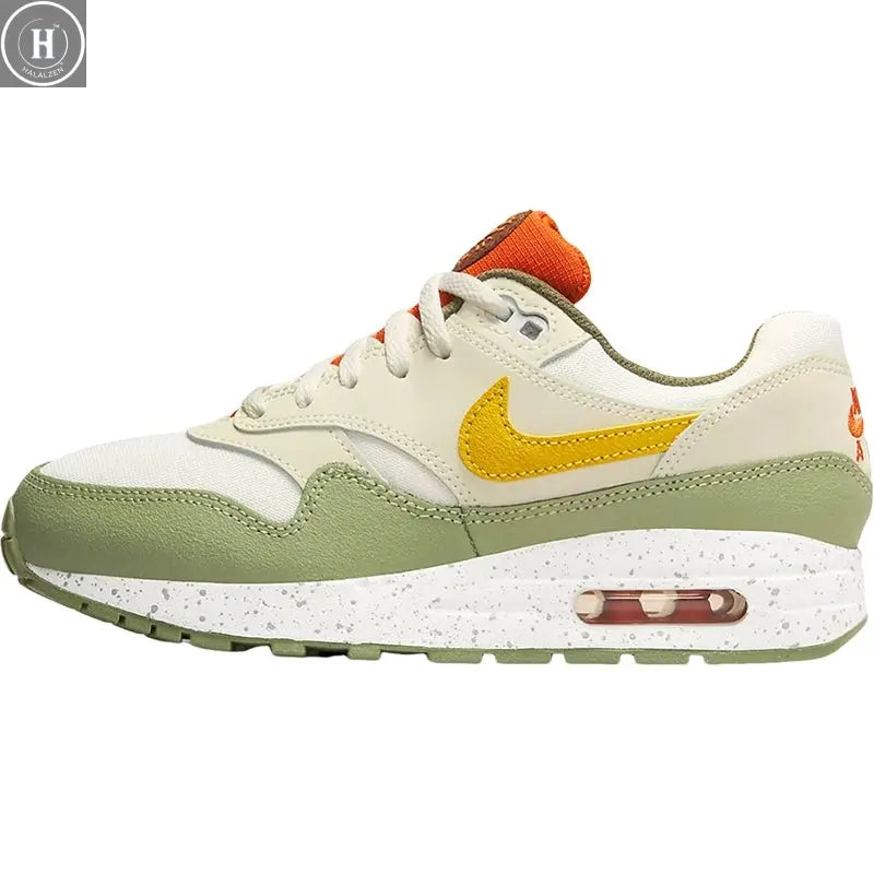 Nike genuine Air Max 1 GS women's large children's air cushion cushioning casual shoes FV3646-171 HALALZEN