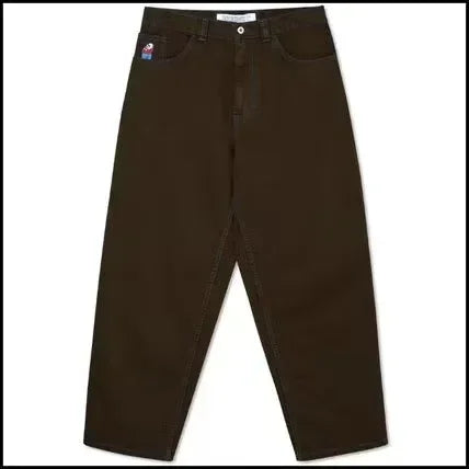 Polar big boy jeans black skateboarding denim pants y2k casual streetwear loose mens baggy jeans harajuku men clothing