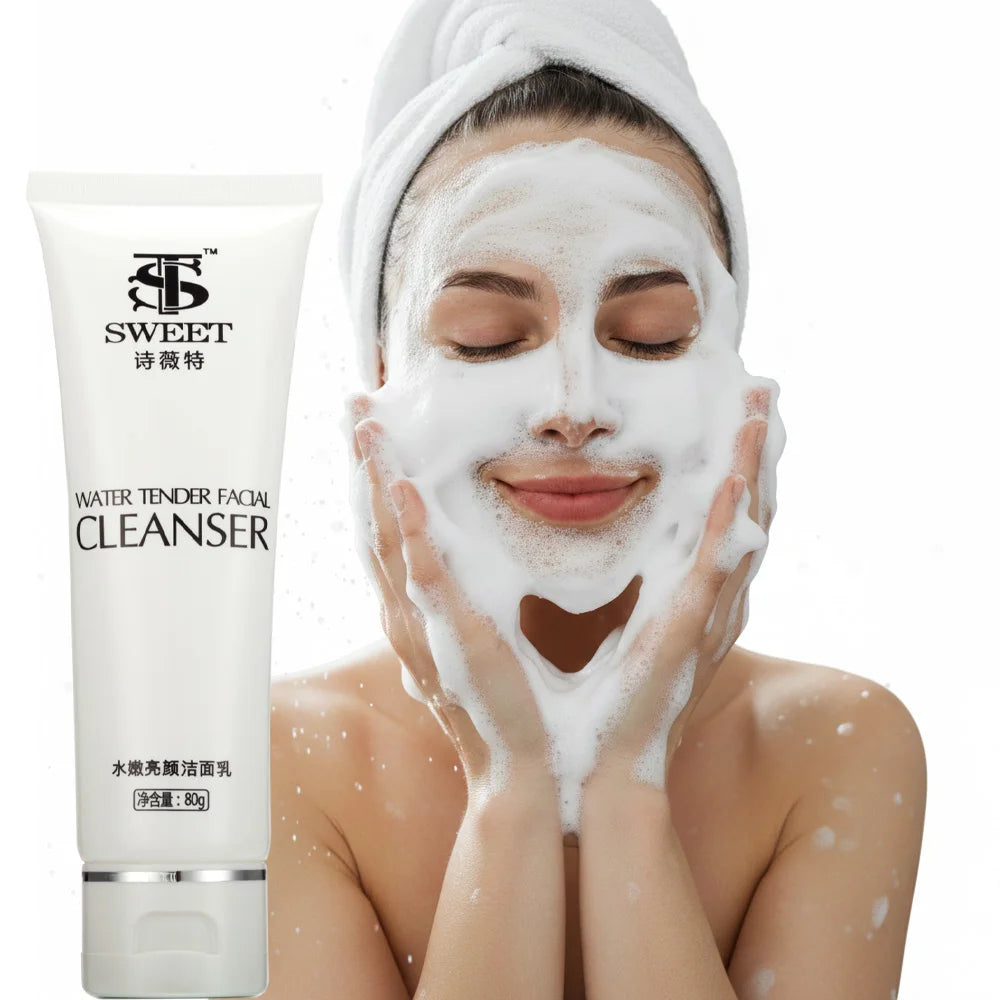 1/2 Pcs Amino Acid Facial Cleanser with Allantoin Gentle Non-Irritating Skin Brightening Suitable for All Skin Types Halalzen