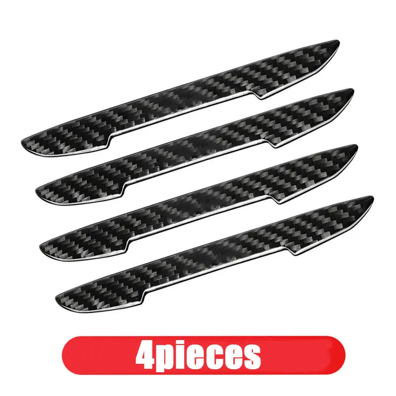 Carbon Fiber Car Stickers Anti Scratch Car Door Handle Protector Automobiles Handle Protection Film Styling Exterior Accessorie