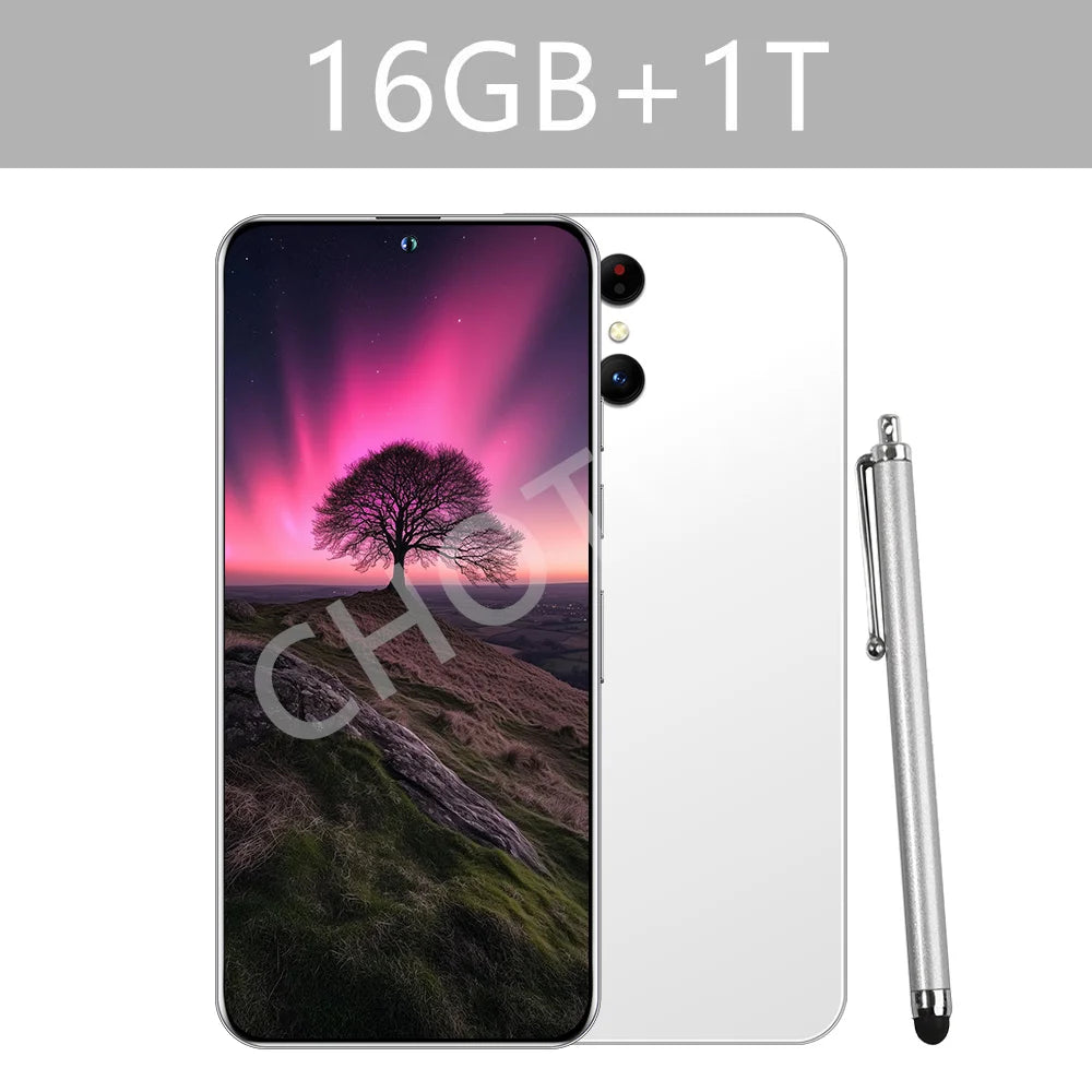 Cellphones Case For SMS 25 Ultra Mobile Phones 5G Dual Sim Android 14 Cell Phone Cases For Smartphone 22GB+2TB  7800mAh Cover