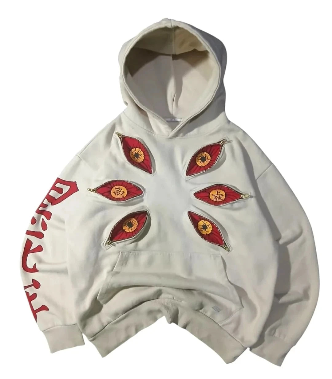 Multi Zipper Cool Design Sweatshirts Punk Street Demon Slayer Hoodies Y2k Street Plus Size Casual Fashion Couples Anime Hoodie