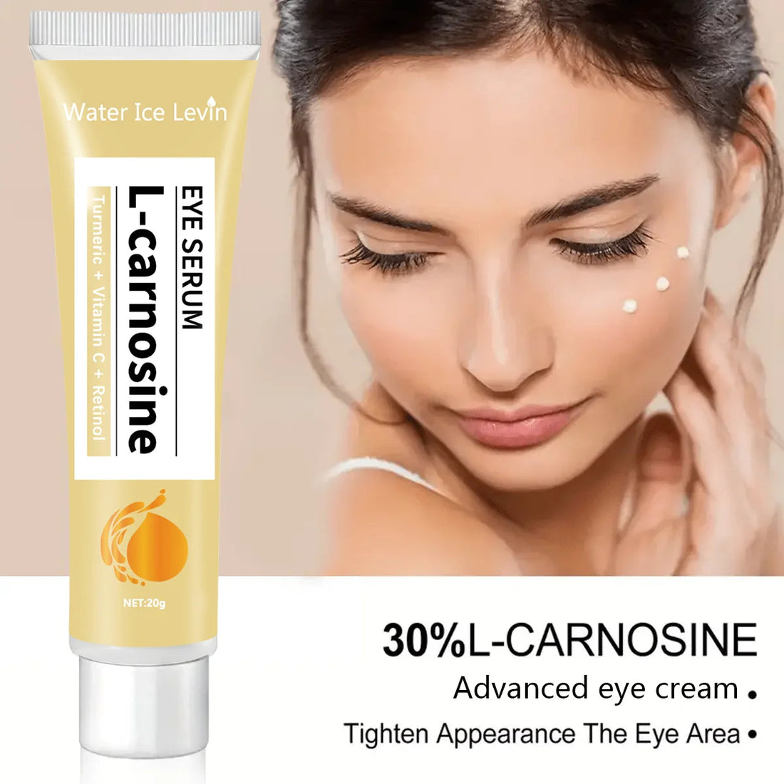 Temporary tight eye eye frost, instant reduce puffiness, dark circles and puffiness, anti-aging fine lines, firming tender eye Halalzen