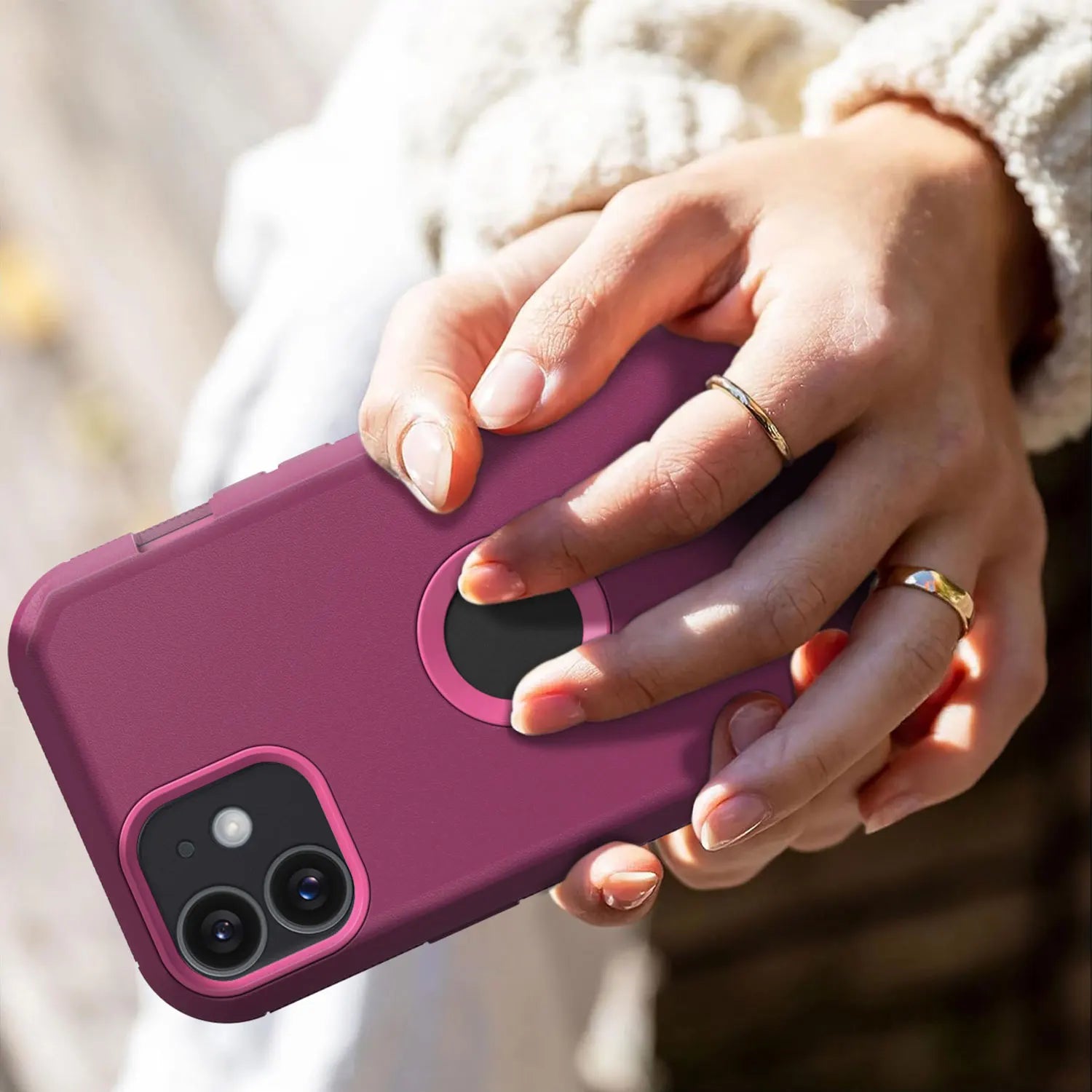 For iPhone 11/11 Pro/11 Pro Max Shockproof Phone Case Rugged Hybrid Heavy Duty Soft Protective Cover With Belt Clip