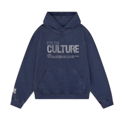 Retro Letter Printed Hoodies Men American Street Personality Y2K Pullovers Women Autumn Winter Trendy Thickened Clothing