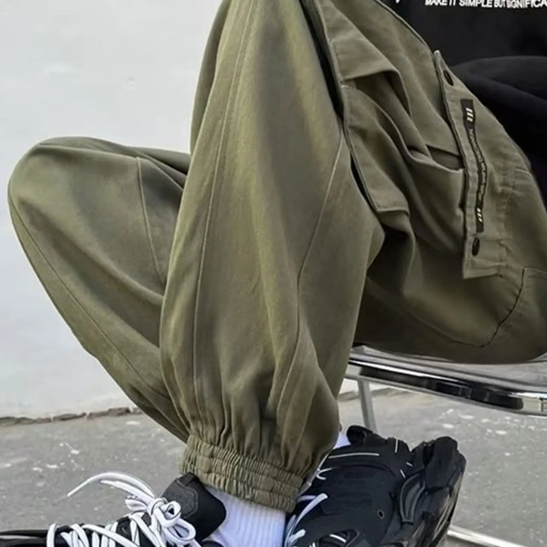 Cargo pants men's underpants underpants pant pants pants large ankle bottom pants work easy pants work fit pantsSummer andWinter