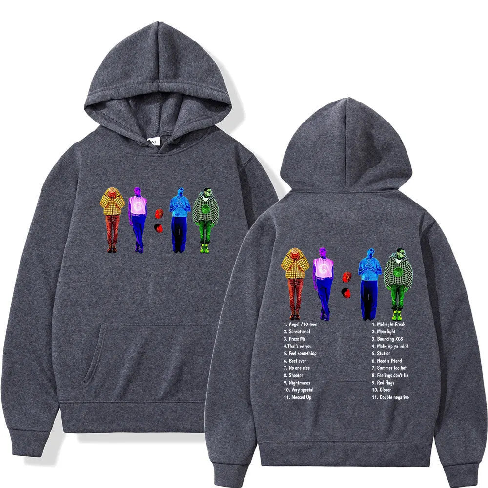 Rapper Chris Brown 11:11 Album Hoodies Men Women Fashion Hip Hop Hooded Sweatshirts Fans Gift Casual Comfort Oversized Pullovers
