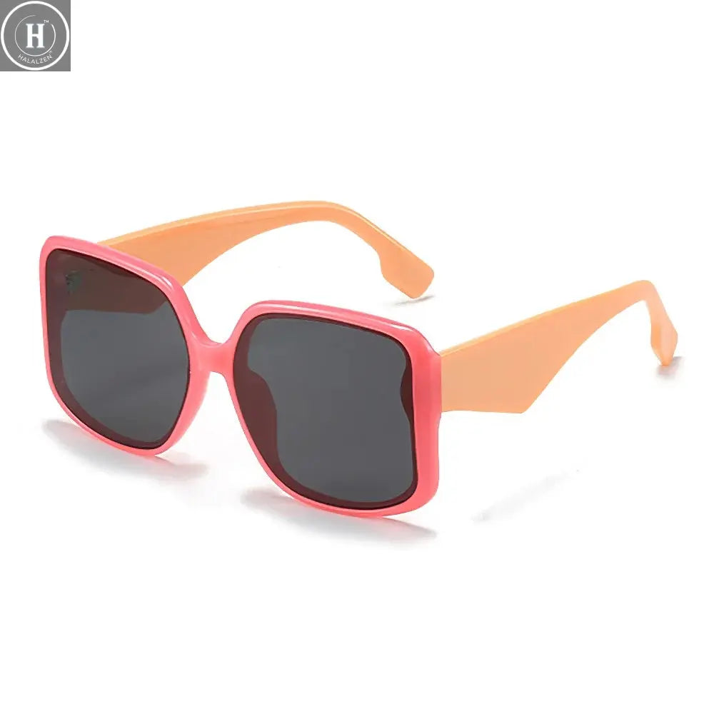 2025 New In Sunglasses for Women Unique Double Frame Design Sunglasses with Oversized Frame and Gradient Lenses UV400 HALALZEN