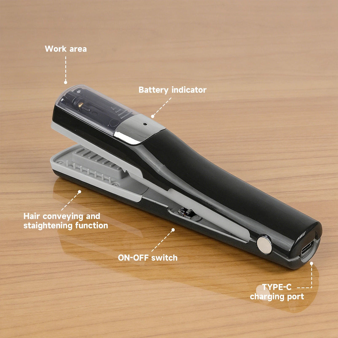 Rechargeable Portable Electric Hair Trimmer for Split Ends & Frizz Control Ideal for Maintaining Damaged Hair Halalzen