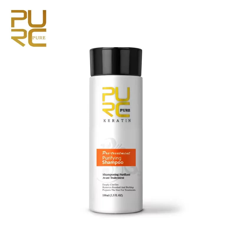 PURC Hair Purifying Shampoo Conditioner Keratin Hair Treatment Straightening Smoothing Professional Hair Care Salon Products Halalzen