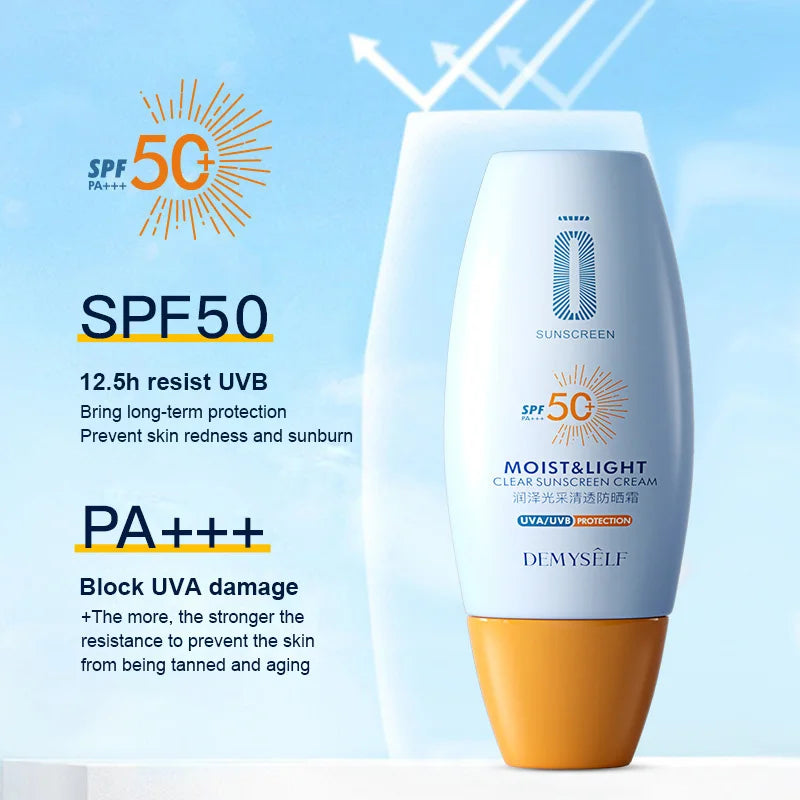 Sunscreen SPF50+ Facial Body Sunscreen Whitening Sun Cream Sunblock Skin Protective Cream Anti-Aging Oil-control Moisturizing Halalzen