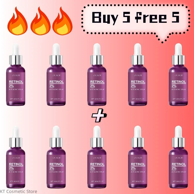 Facial Retinol Serum Whitening Moisturising Fade Fine Lines Anti Wrinkle Anti Ageing Rejuvenate Your Face Korean Cosmetics 30ml Halalzen