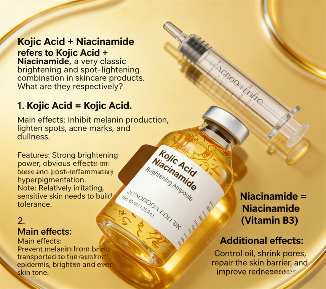 Kojic Acid Freckle Removing Whitening Essence Fade Pigmentation Melasma Dark Spots Corrector Repair Serum Korean Skin Care