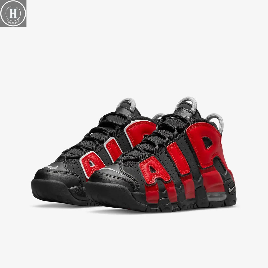 Nike genuine Air More Uptempo (GS) children's women's basketball shoes DM0019-001 HALALZEN