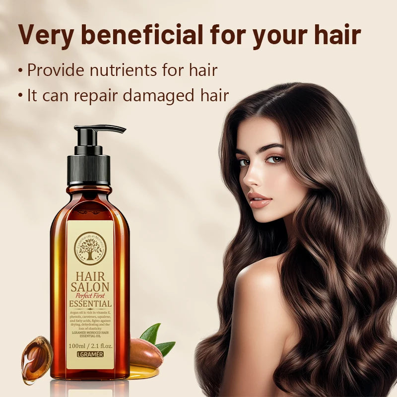 Moroccan Fruit Hair Oil Care Oil Rapidly Promotes Hair Growth Prevent Hair Loss Strengthens Hair Nourishes and Softens Hair Care