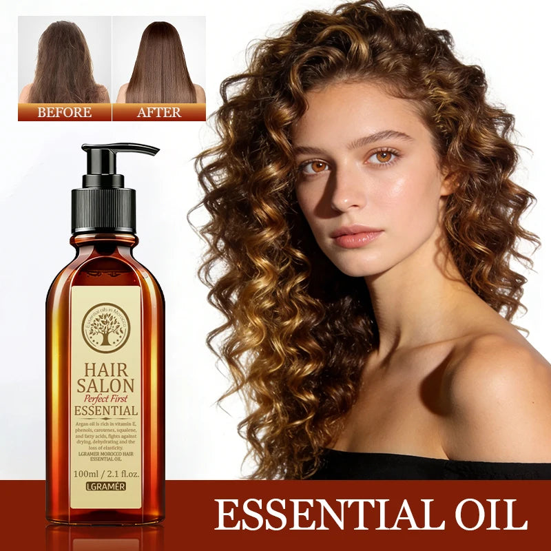 Moroccan Fruit Hair Oil Care Oil Rapidly Promotes Hair Growth Prevent Hair Loss Strengthens Hair Nourishes and Softens Hair Care