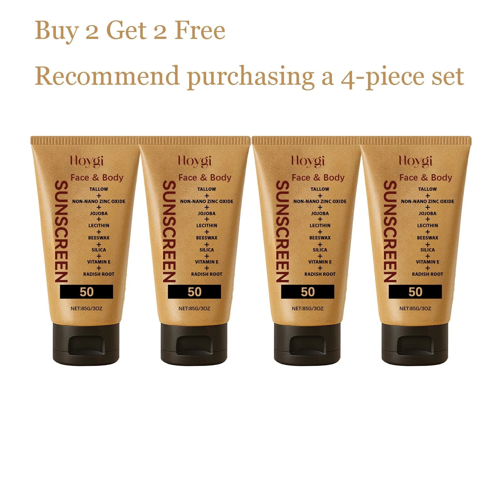 80g Lightweight Sunscreen Cream Deep Moisturizing Relief Dryness & Redness Nourishing UV Protection Non-sticky Sunblock Lotion Halalzen