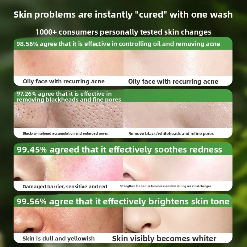 OHBT Astaxanthin Cleansing Milk Deep Cleansing and Nourishing Facial Wash, 500g Large Capacity Moistizing and Silky Cleanser Halalzen