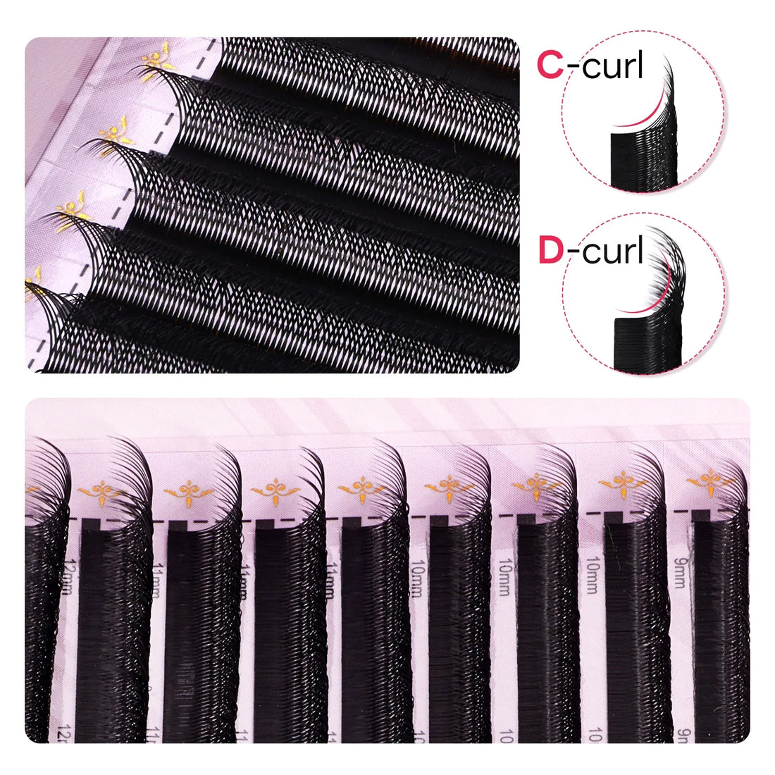 ARISON Plus 2 in 1 YY/3D/4D/5D W Lashes Magnetic Carton Premade Volume Fans Eyelashes Extension YY W-shape Eye Lashes For Whole