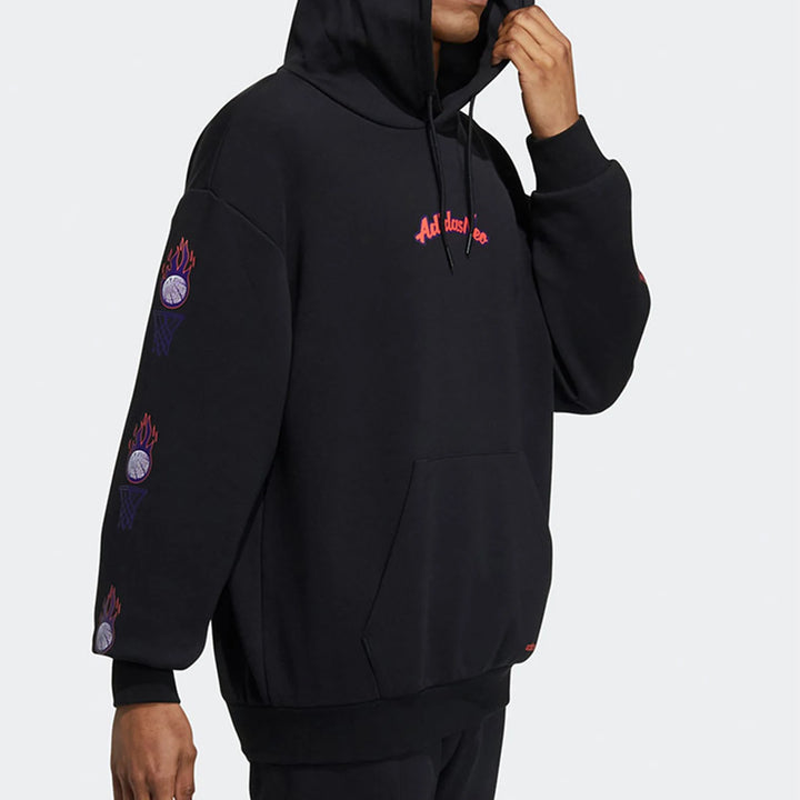 Sweat-shirt de sport décontracté à capuche Adidas NEO authentique pour homme, automne, GT0250