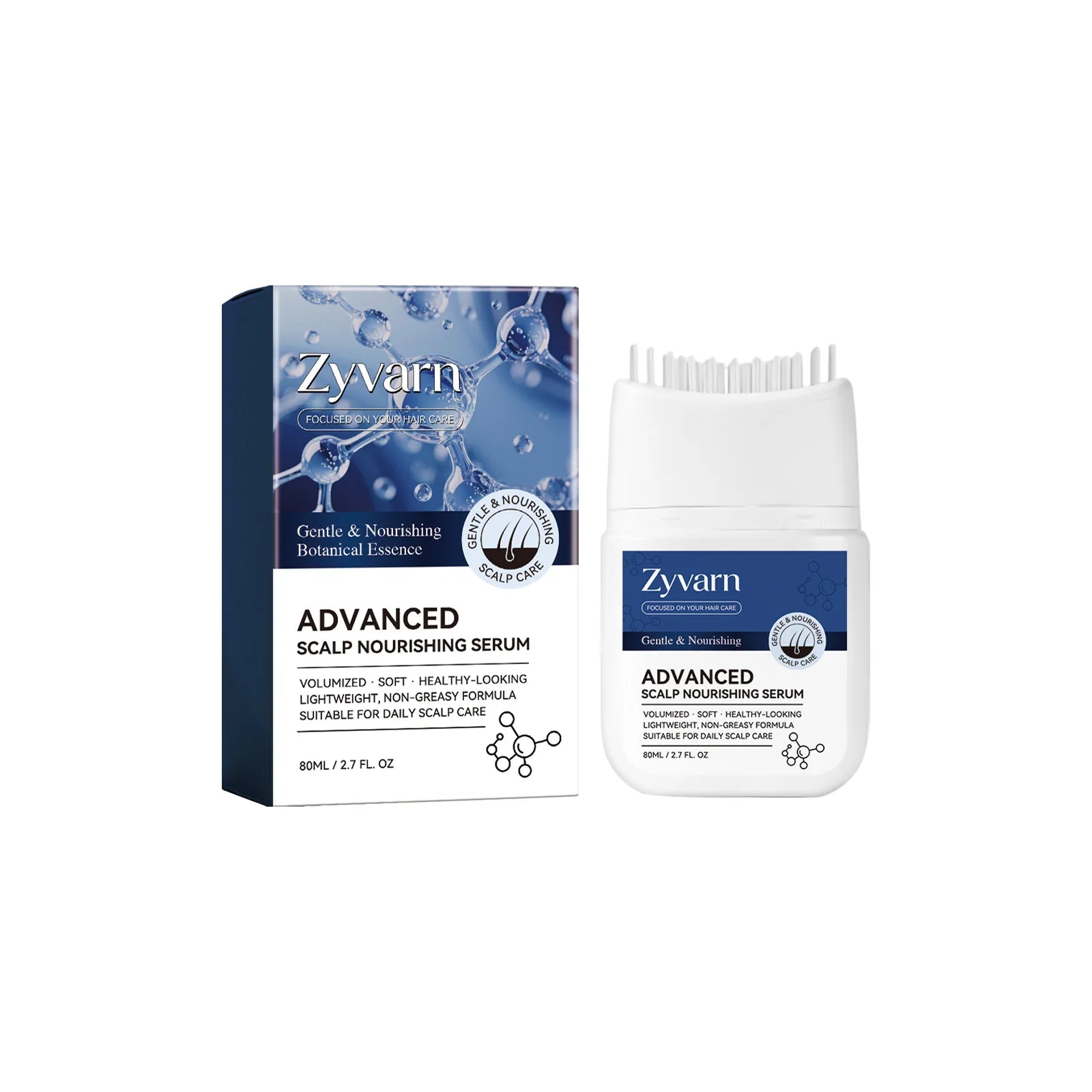 Volumizing Hair Scalp Serum Deep Nourish Care Repair Damaged Hair Roots Improve Scalp Environment Scalp Treatment Massager