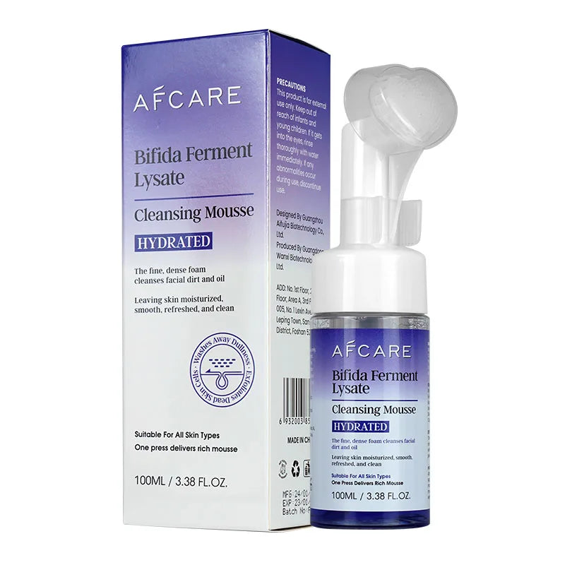 AFCARE Deep Clean Daily Cleanser Mousse Bifida Ferment Lysate Gentle Mouss For Sensitive Skin Refreshingly Soft Lightweight Foam Halalzen