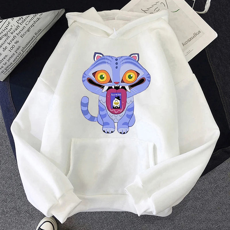 KPop Demon Hunters Derpy Hoodie Fashion Women Men Clothing Loose Fleece Movie Printing 2025 Pullovers Graphic Hoodies Female Top