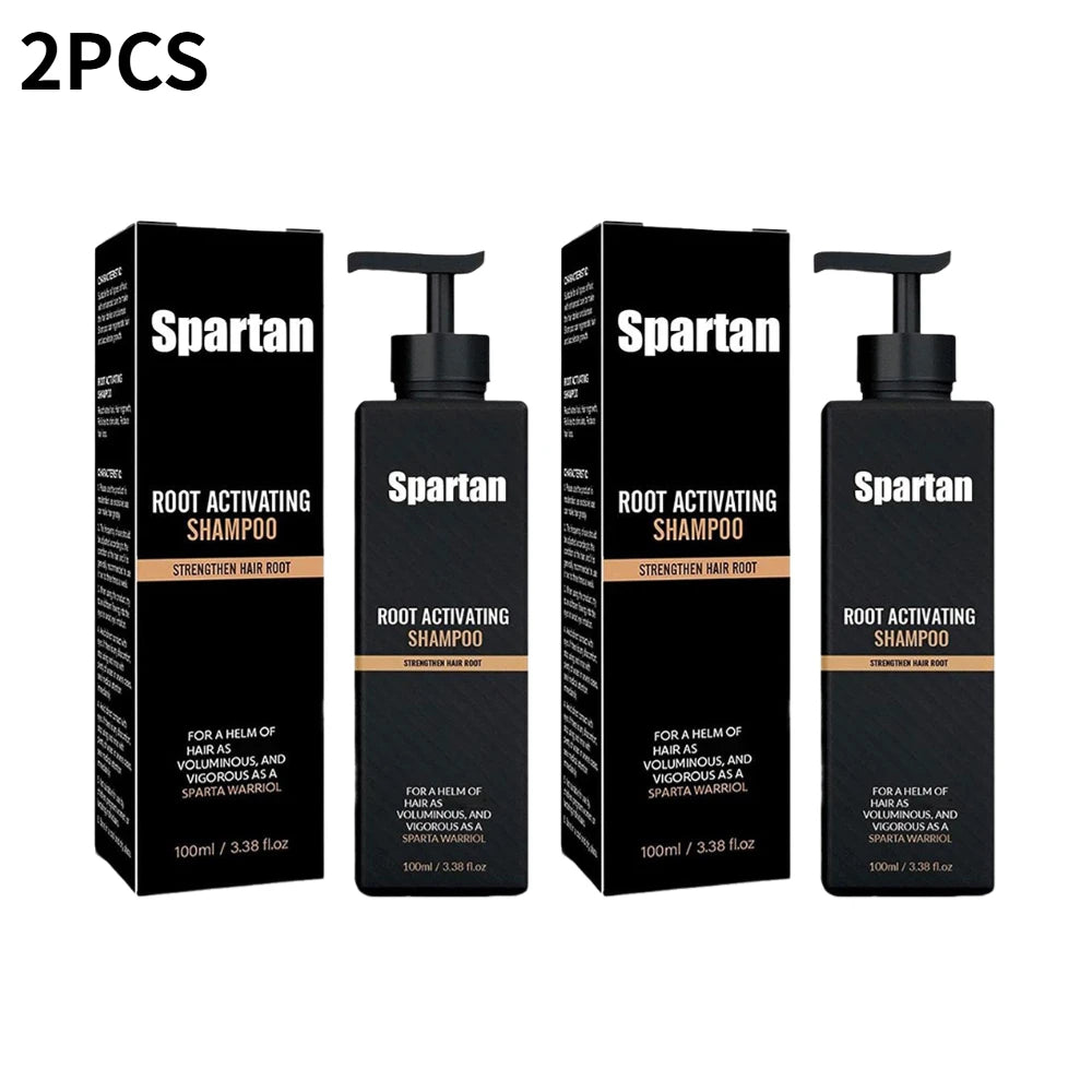 Spartan Strengthen Hair Growth Shampoo Anti Frizz Hair Products Scalp Care Extremely Damaged Hair Treatment Care Halalzen