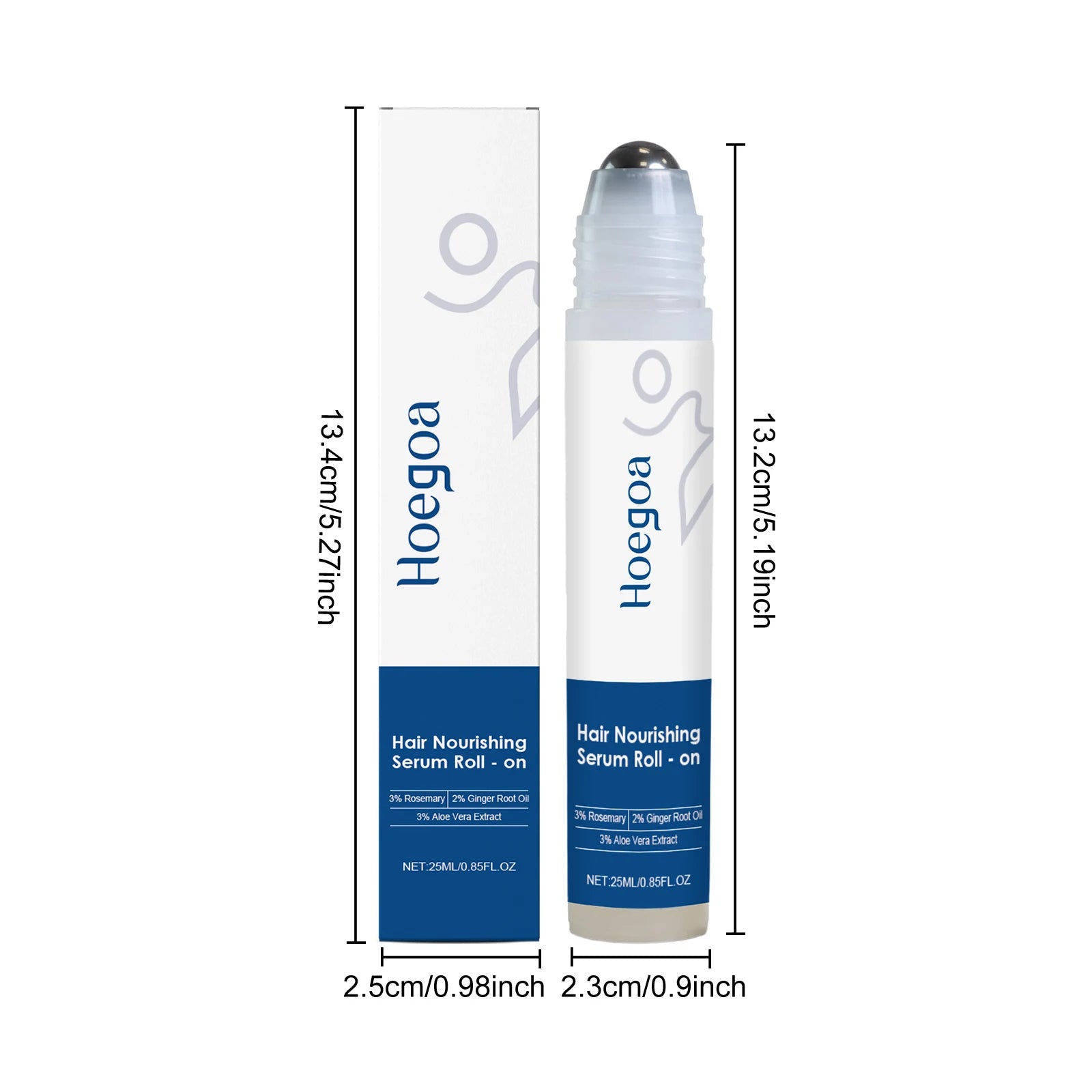 Hair Nourishing Serum Roll-On Improves Scalp Health Strengthens Hair Roots Thicker and Healthier Looking Hair Scalp Treatment Essence for Thinning Hair