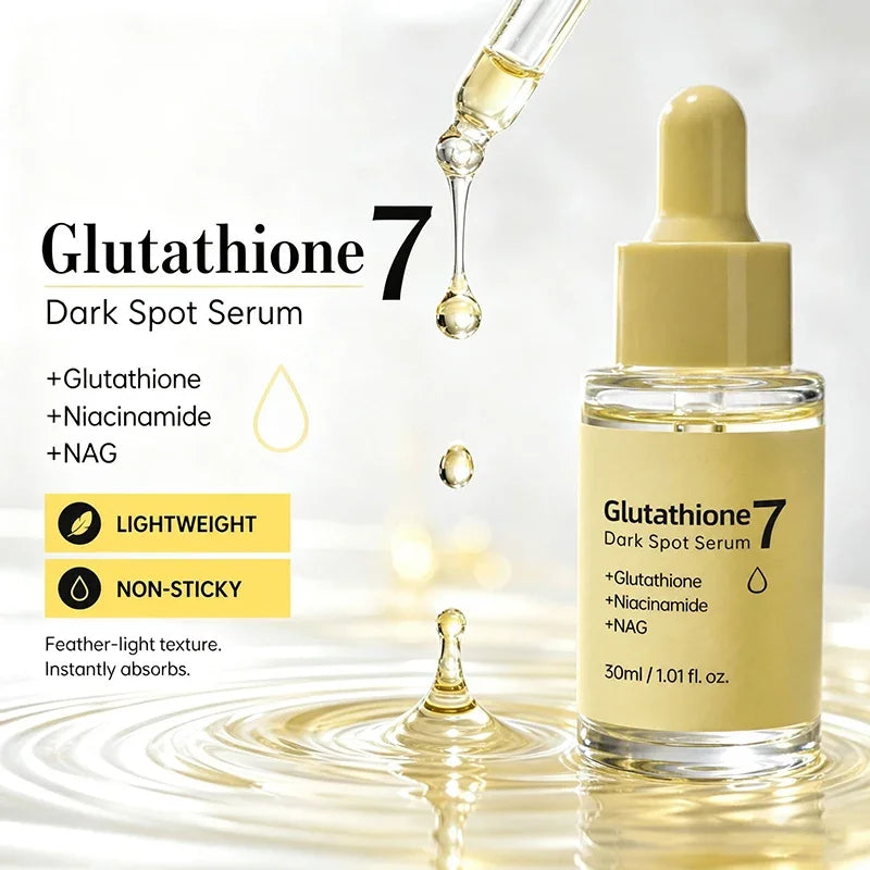 Glutathione 7 Black Spot Essence Serum Brightening Hydrating Face Care Niacinamide Dark Spot Corrector Moisturizing Skin Care