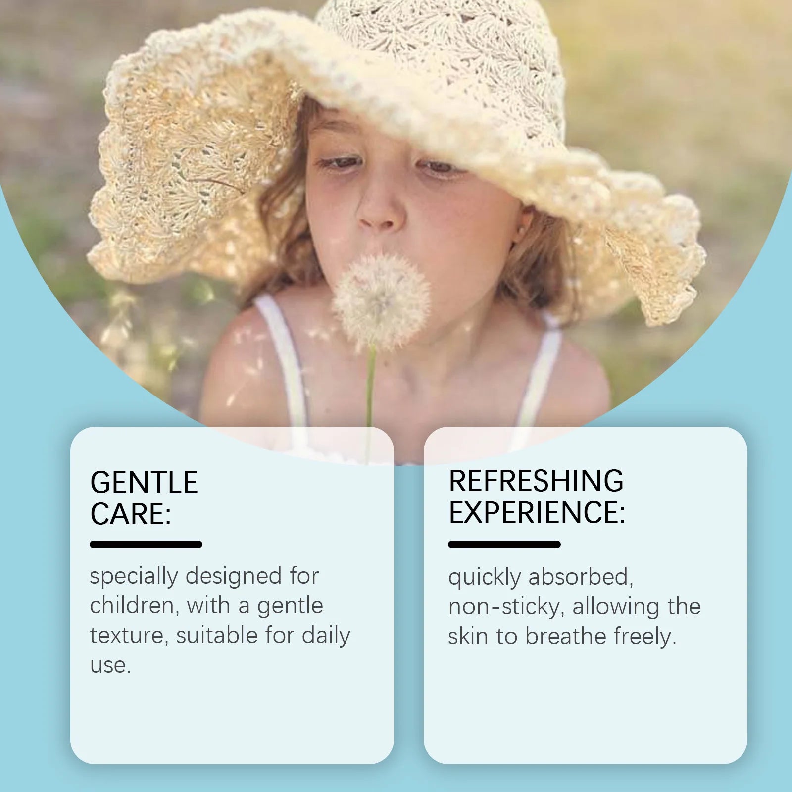 Children's Mild Sunscreen Stick Refreshing Not Irritating SPF 50+ Prevent UVA/UVB Sunburn Moisturize Children Nourish Sunscreen Halalzen