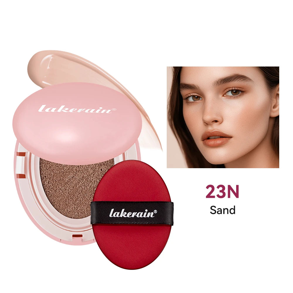 Lakerain Cushion Foundation Korean Makeup Base Mist Foundations Makeup Full Coverage Long-lasting Cc Cream Sunscreen Cosmetic Halalzen