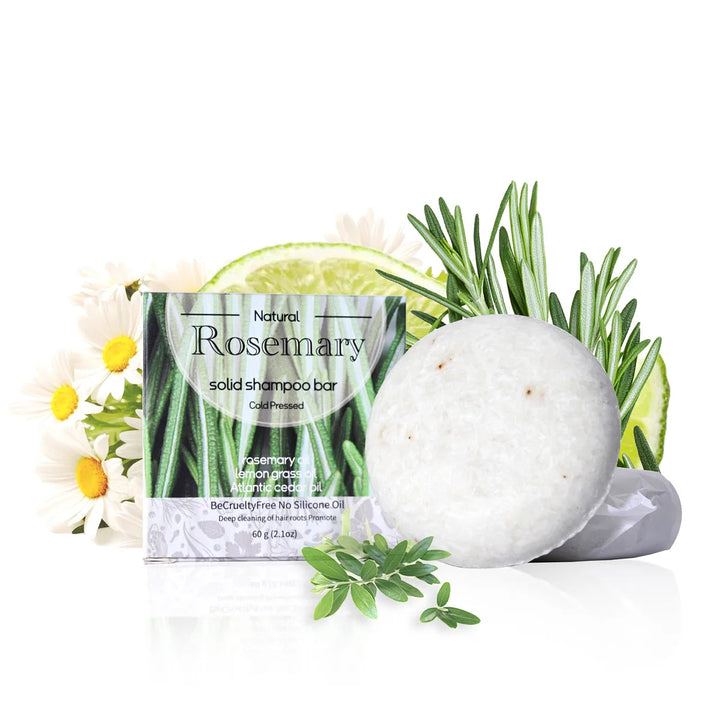 XF+60g Rosemary Essential Oil Shampoo Soap Natural Herbs Relax Care Repair Moisturizing Function Home Halalzen