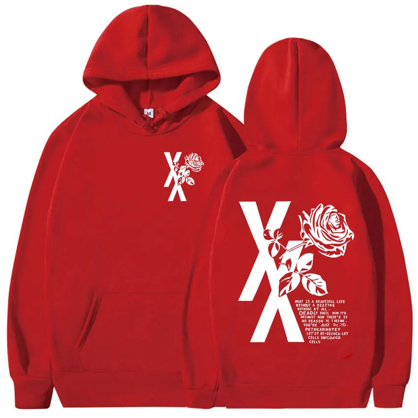 Rapper Mgk Lost Tour 2025 Print Hoodie Men Women Casual Autumn/Winter Fashion Sweatshirt Fleece Clothing Oversized Retro Hooded