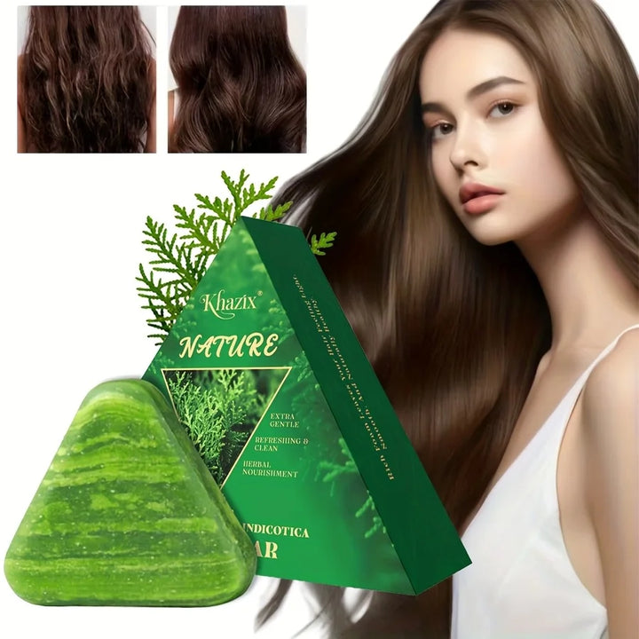 Anti-slip Shampoo soap,natural ingredients,gentle care for hair without irritation,deeply nourishing to make hair soft and fluff