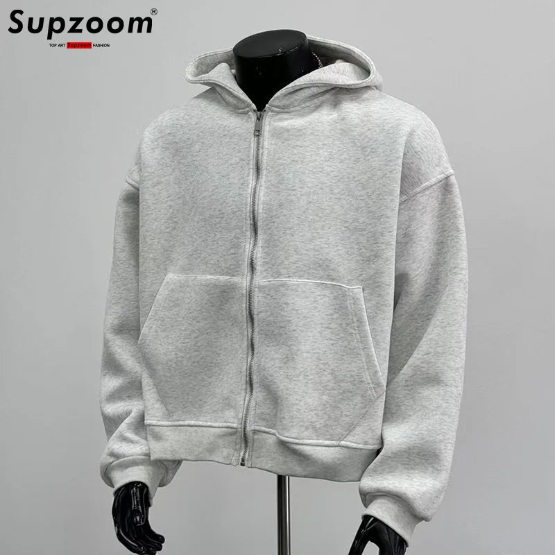 Supzoom Top Fashion Loose  Autumn And Winter New Arrival American Style Trendy Backpack Integrated Popular Casual Cotton Hoodies