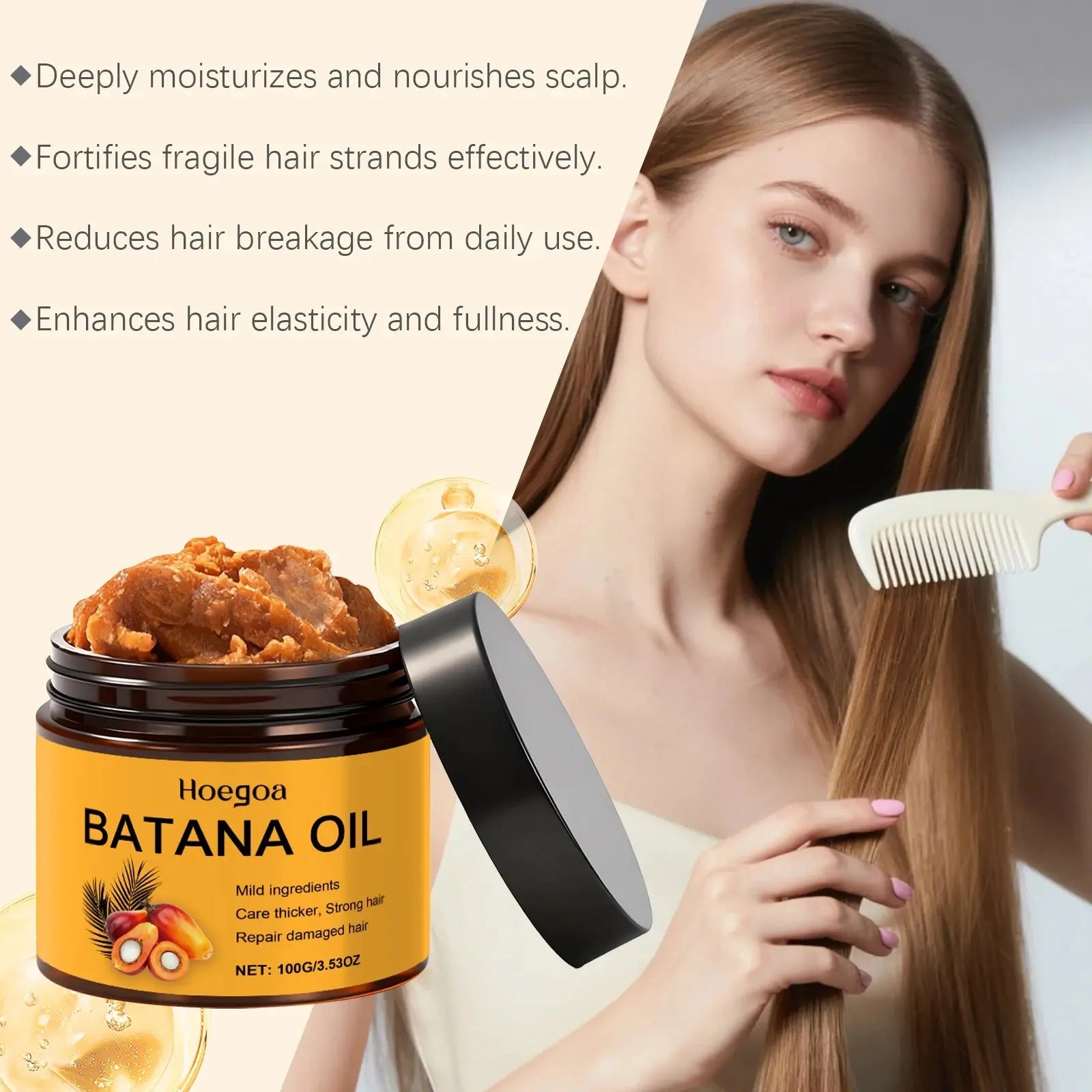 Batana Scrub Gentle Exfoliating Scalp Care Deep Cleansing Detox For Buildup Removal Nourishing Hair Treatment All Hair Types Halalzen