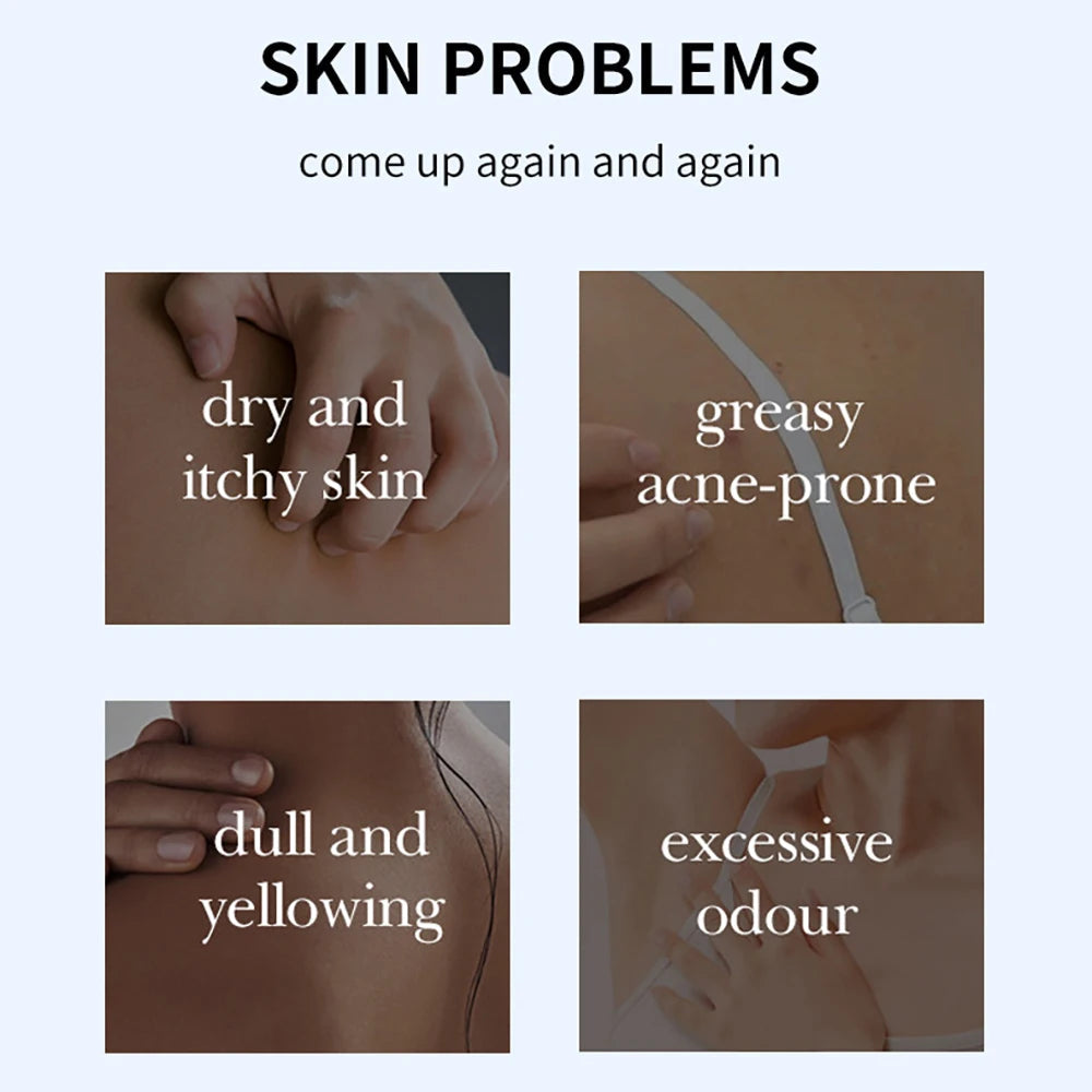 1000ml Kojic Acid Shower Gel Deep Cleansing Brighten Skin Body Wash Skin Whitening Exfoliator Body Care Moisturizing Skincare Halalzen