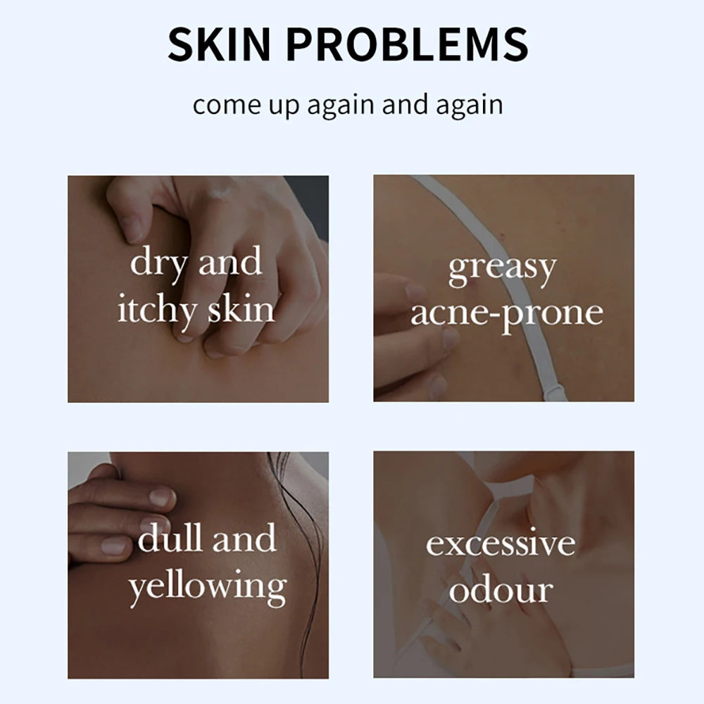 1000ml Kojic Acid Shower Gel Deep Cleansing Brighten Skin Body Wash Skin Whitening Exfoliator Body Care Moisturizing Skincare