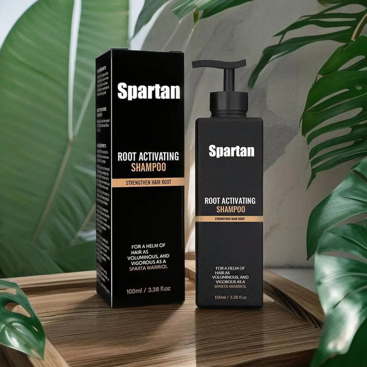 Spartan Shampoo Hair Regrowth Anti Loss Non Irritating Fluffy Nourishing 100ml Root Activator Formula Improve Hair Quality Halalzen