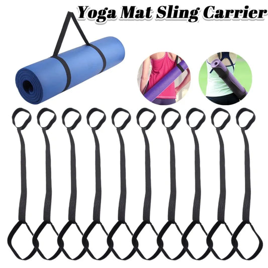 1PCS Yoga Mat Sling Carrier Exercise Sport Sling Shoulder Carry Adjustable Stretch Carrying Fitness Equipment